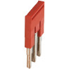 Pont enfichable - 3 points - pour bornes 2,5mm² - rouge - NSYTRAL23 Schneider Electric