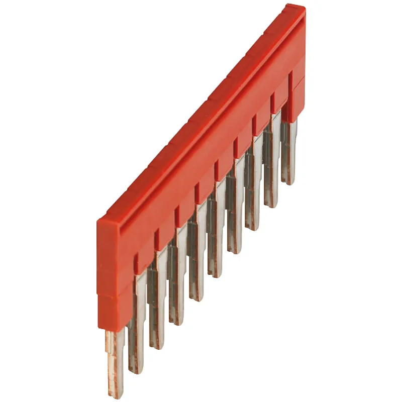Pont enfichable - 10 points - pour bornes 4mm² - rouge - NSYTRAL410 Schneider Electric