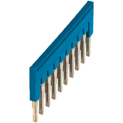 Pont enfichable - 10 points - pour bornes 4mm² - bleu - NSYTRAL410BL Schneider Electric