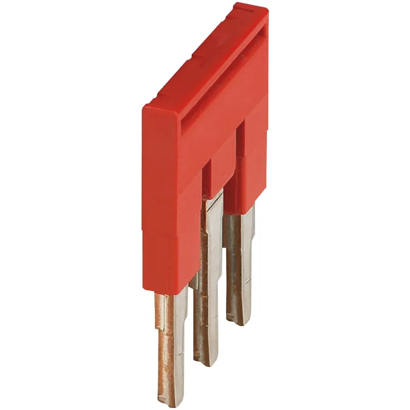Pont enfichable - 3 points - pour bornes 4mm² - rouge - NSYTRAL43 Schneider Electric