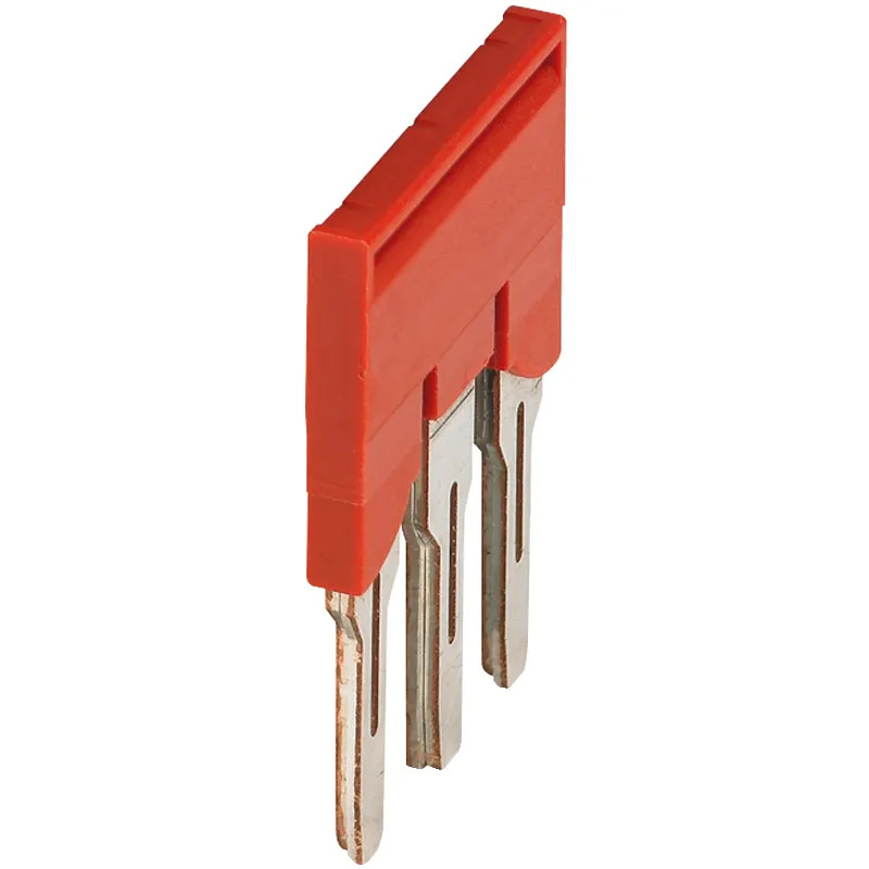 Pont enfichable - 3 points - pour bornes 6mm² - rouge - NSYTRAL63 Schneider Electric