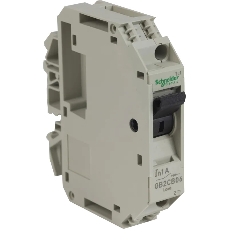 TeSys GB2-CB - disjoncteur pour circuit de contrôle - 1A - 1P - 1d - GB2CB06 Schneider Electric