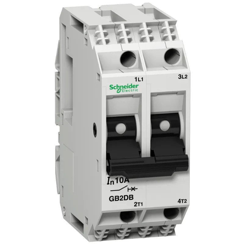 TeSys GB2-DB - disjoncteur pour circuit de contrôle - 10A - 2P - 2d - GB2DB16 Schneider Electric