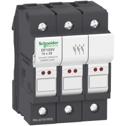 PORTE FUS 3P 32A POUR FUS - DF103V Schneider Electric