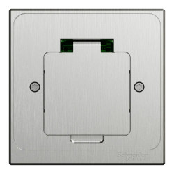 Unica System+ - Prise de sol XS IK08 IP44 - 2P+T - carrée métal - INS52102 Schneider Electric