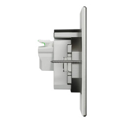 Unica System+ - Prise de sol XS IK08 IP44 - 2P+T - carrée métal - INS52102 Schneider Electric