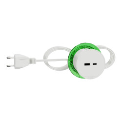 Bloc prise XS 2 USB A+C - Bl - INS44008 Schneider Electric
