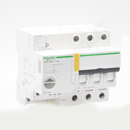 Circuit Breakers iC60  - A9C52310 - Fin de série : REFLEX IC60N 10A 3P C