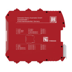 8 entrées logiques-4 OSSD simples-bornier à vis - XPSMCMMX0804 Schneider Electric