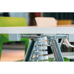 Unica System+ - Passe-câbles au sol flexible et extensible - Gris - INS61201 Schneider Electric