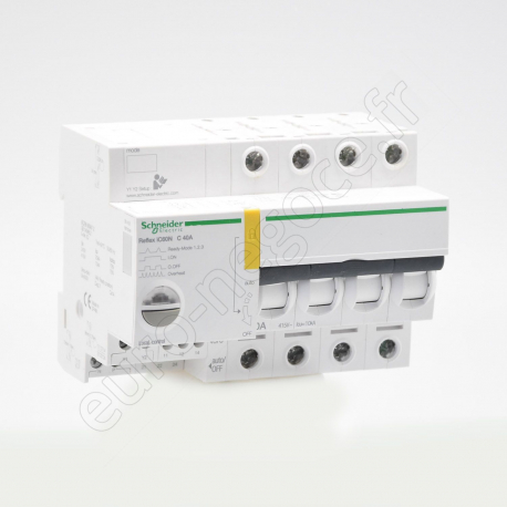 Circuit Breakers iC60  - A9C52416 - Fin de série : REFLEX IC60N 16A 4P C