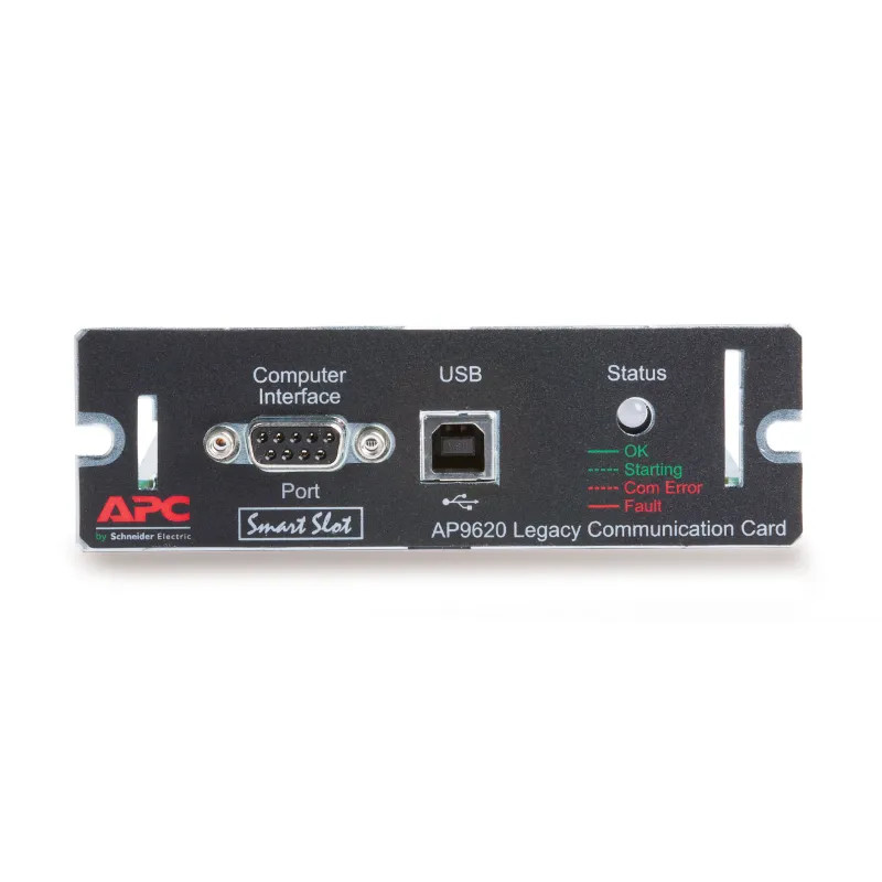 APC Smart-UPS - Carte réseau - SmartSlot - UPSLink - Smart-UPS SMT/SMX/SURT/SR1 - AP9620 APC