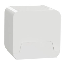 Unica System+ - fixation/finition embout pour nourrice M - à vis - blc - INS44282 Schneider Electric