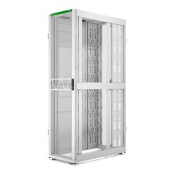 Rack NetShelter SX2 48U L600XP1200XH2258mm, blanc, avec panneaux latéraux - AR3307W2 APC