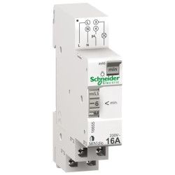 Resi9 Min -minuterie - 1 contact 16A/250Vca - réglage par molette - 16655 Schneider Electric