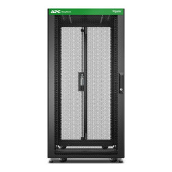 Baie EasyRack 600mm/24U/1000mm avec toit, panneau latéral, roulettes, noir - ER6402 APC