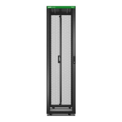 Baie EasyRack 600mm/48U/1000mm avec toit, sans panneau latéral, roulettes, noir - ER6800 APC