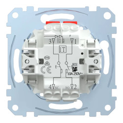 D-Life - bouton poussoir double - BP NO + BP NF - 10A - méca seul - MEG3153-0000 Schneider Electric