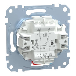 D-Life - bouton poussoir NO/NF - 10A - méca seul - MEG3156-0000 Schneider Electric