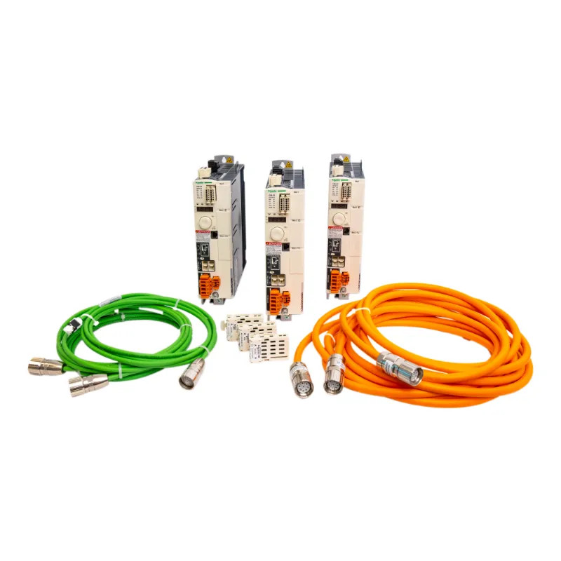 Lot 3 Lexium 32 Mono 230V 9A Module de comm Ethernet avec câbles - MD2LXM32ETHX3 Schneider Electric