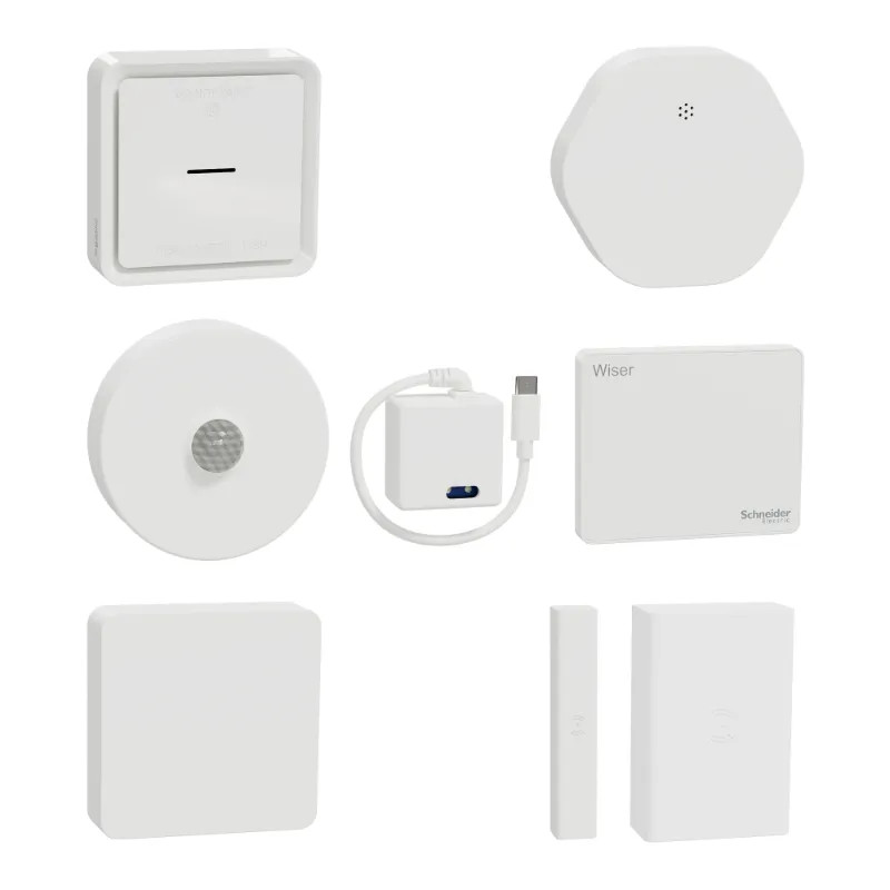 Enseignement - Pack résidentiel - Capteurs sérénité connectés - MD3RESISEREN Schneider Electric