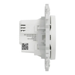 Wiser Odace variateur poussoir blanc