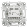 Wiser Odace - bouton poussoir connecté 3 fils 10A zigbee - blanc craie