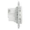 Wiser Odace - bouton poussoir connecté 3 fils 10A zigbee - blanc craie
