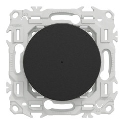 Wiser Odace variateur poussoir noir