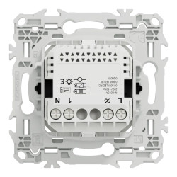 Wiser Odace variateur poussoir noir