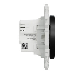 Wiser Odace variateur poussoir noir