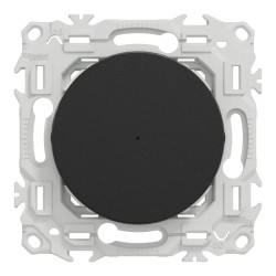 Wiser Odace - bouton poussoir connecté 3 fils 10A zigbee - noir onyx