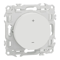 Wiser Odace - thermostat connecté filaire 2A zigbee - blanc craie