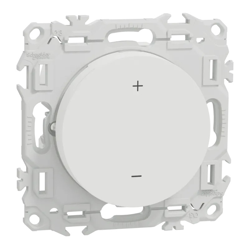 Wiser Odace - thermostat connecté filaire 2A zigbee - blanc craie