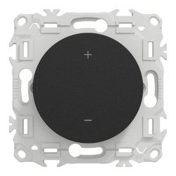 Wiser Odace - thermostat connecté filaire 2A zigbee - noir onyx