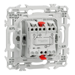 Odace - permutateur - bornes automatiques - 10AX - blanc craie