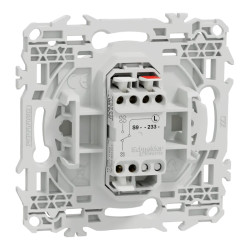 Odace - inter ou poussoir VMC 2 vitesses - 10AX - blanc craie