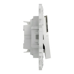 Odace poussoir porte-étiquette blanc