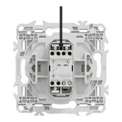 Odace VV poussoir lumineux blanc