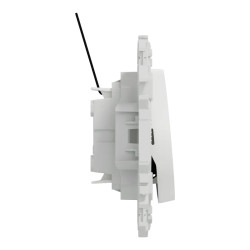 Odace VV poussoir lumineux blanc