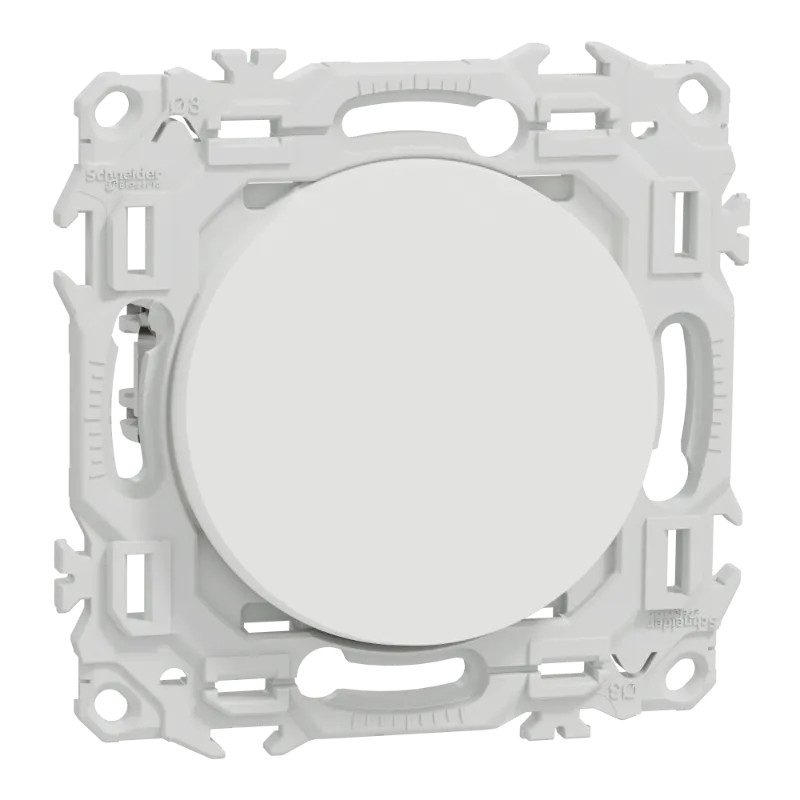 Odace - va-et-vient ou poussoir avec griffes - 10AX - blanc craie