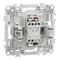 Odace - va-et-vient ou poussoir avec griffes - 10AX - blanc craie