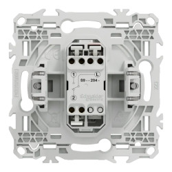 Odace - va-et-vient ou poussoir avec griffes - 10AX - blanc craie