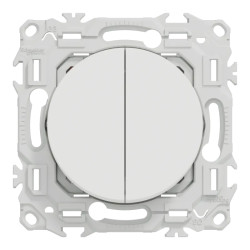 Odace double VV ou poussoir blc griffes