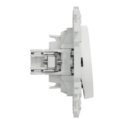 Odace double VV ou poussoir blc griffes