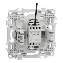 Odace VV poussoir lumineux blc griffes