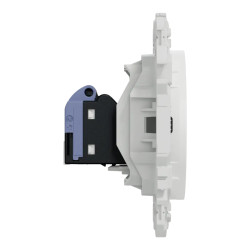 Odace - prise RJ45 - Cat6 UTP grade 1 à 2 - blanc craie