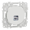 Odace - prise RJ45 - Cat6 STP grade 2TV min à grade 3TV - blanc craie
