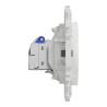 Odace - prise RJ45 - Cat6A STP grade 3TV - blanc craie