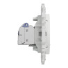 Odace prise double RJ45 cat.6 STP blanc